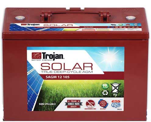 Trojan Solar AGM 105 A Akü