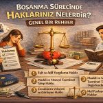 Boşanma Sürecinde Yan Haklarınız Nelerdir?